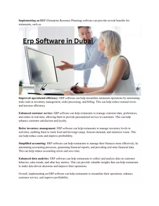 implementing an e rp enterprise resource planning