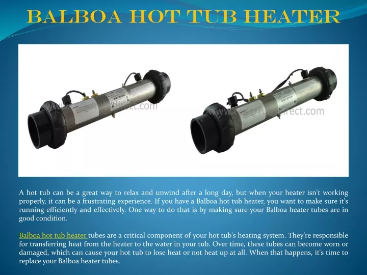 balboa hot tub heater