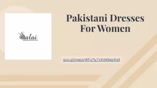 Pakistani Dresses For Women
