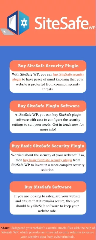 Buy SiteSafe Security Plugin