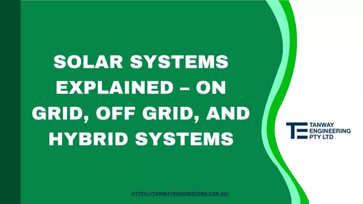 solar systems explained on grid off grid