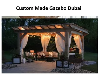Custom Made Gazebo_artificialgrassdubaicom