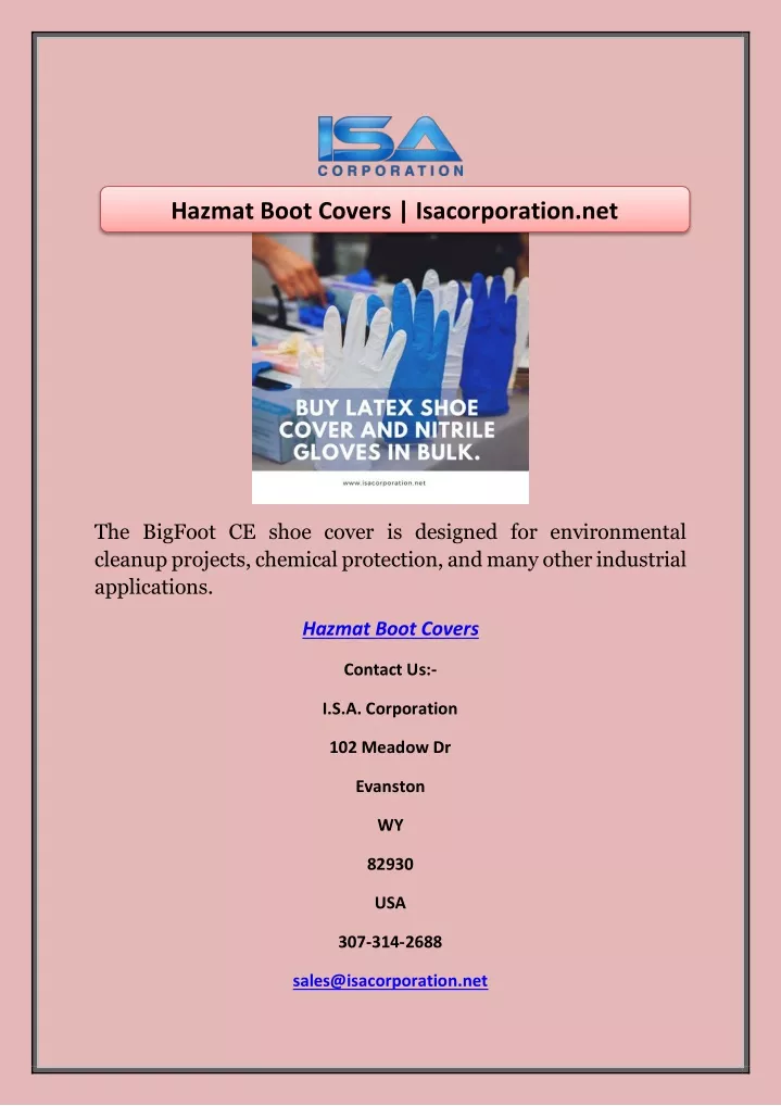 hazmat boot covers isacorporation net