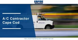 Hire the best AC contractor in Cape Cod from Empire Engineering