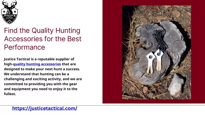 find the quality hunting accessories for the best