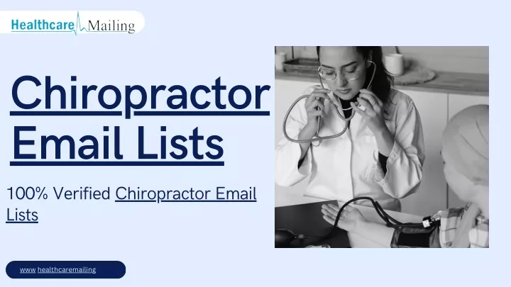 chiropractor email lists