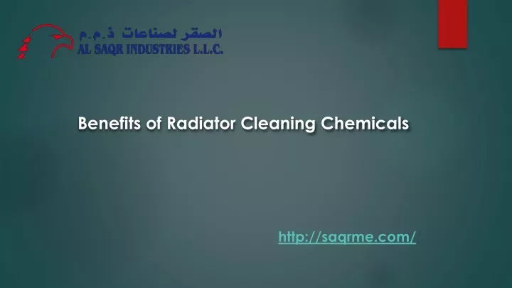 benefits of radiator cleaning chemicals