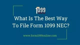 E-File 1099 NEC - File 1099 NEC For 2022 - Form 1099 Online