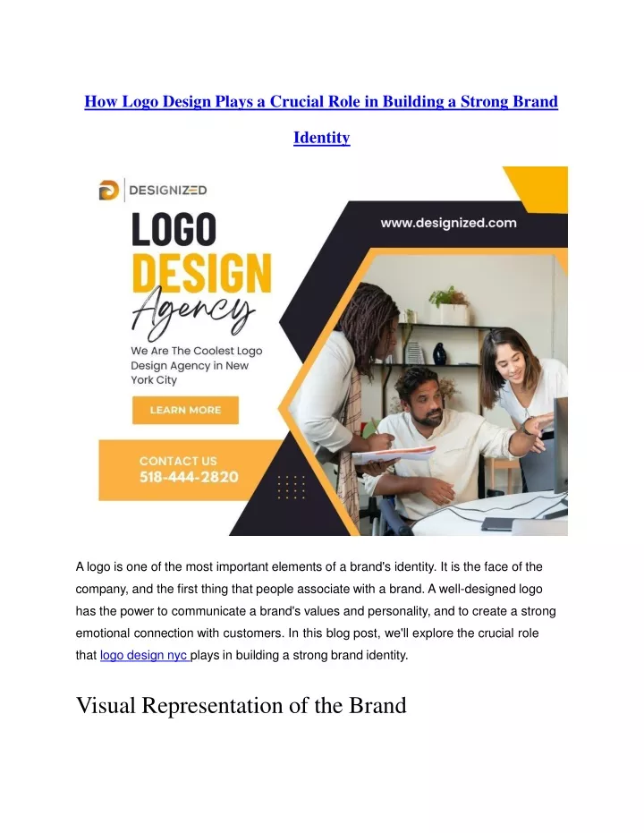 how logo design plays a crucial role in building