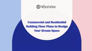 Commercial and Residential Building Floor Plans to Design Your Dream Space