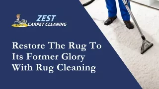 Make Your Rugs Smell Fresh