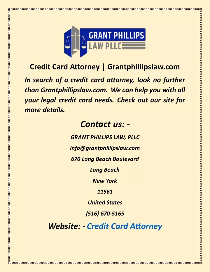 credit card attorney grantphillipslaw com