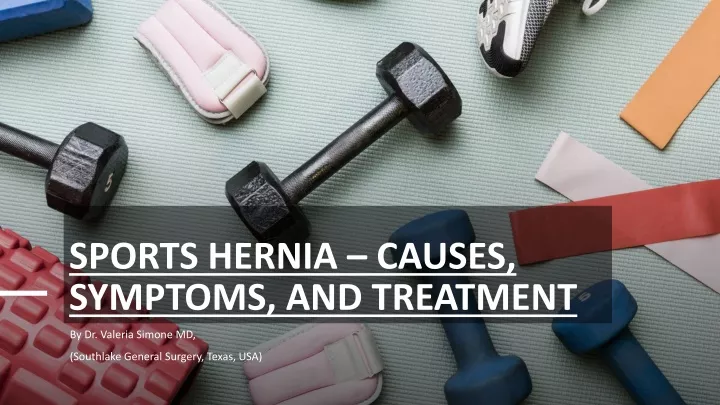 sports hernia causes symptoms and treatment