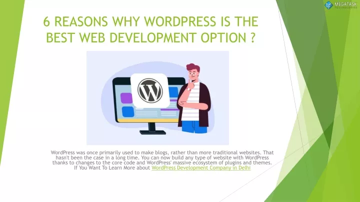 6 reasons why wordpress is the best web development option