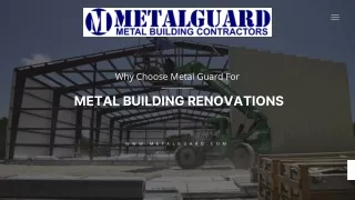 Why Choose Metal Guard For Metal Building Renovations