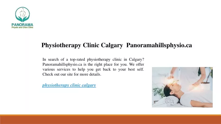 physiotherapy clinic calgary panoramahillsphysio