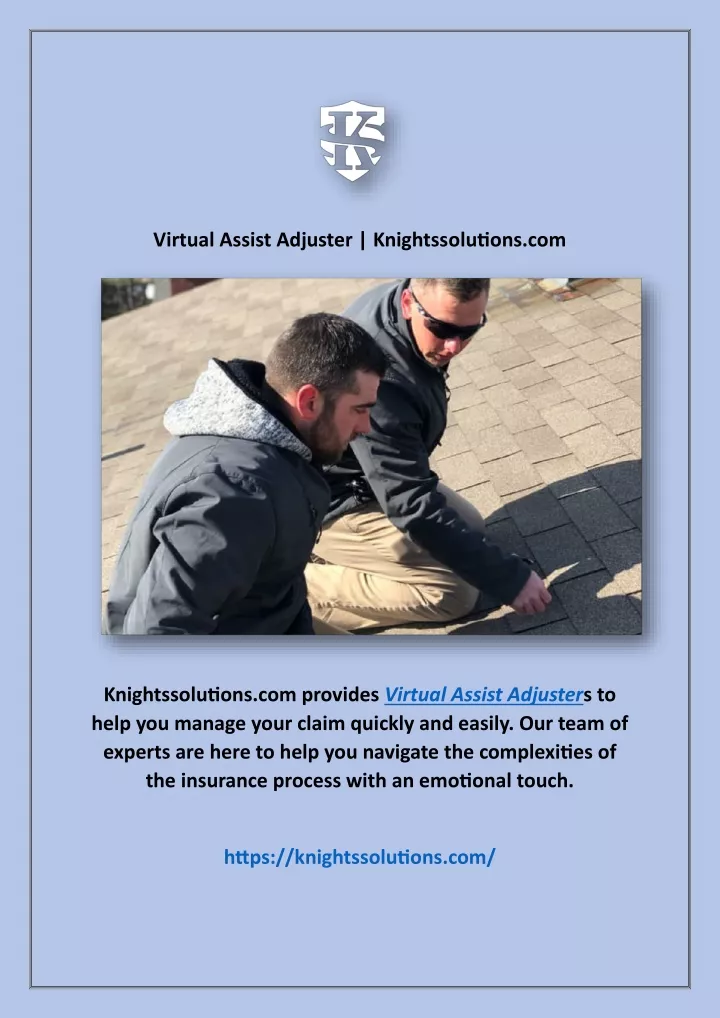 virtual assist adjuster knightssolutions com