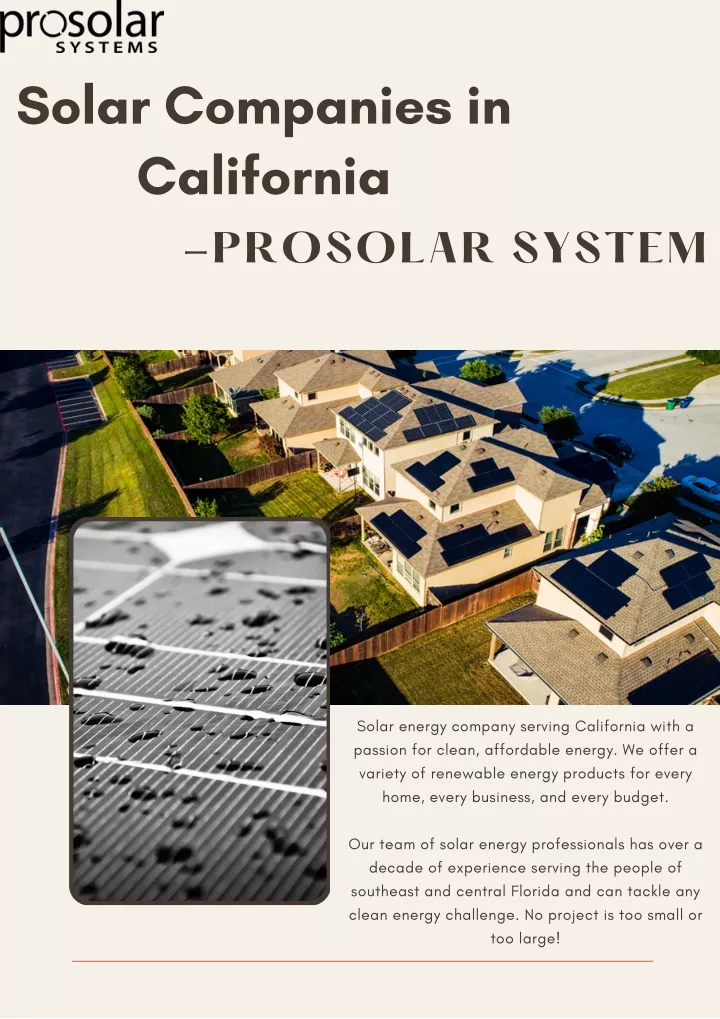 solar companies in california
