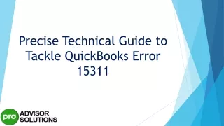 precise technical guide to tackle quickbooks error 15311