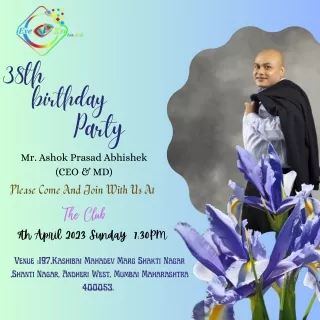 38th Birthday Party Ashok Prasad Abhishek