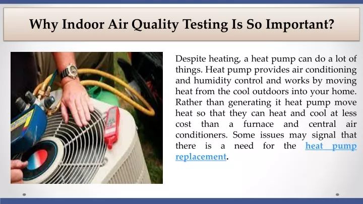 why indoor air quality testing is so important