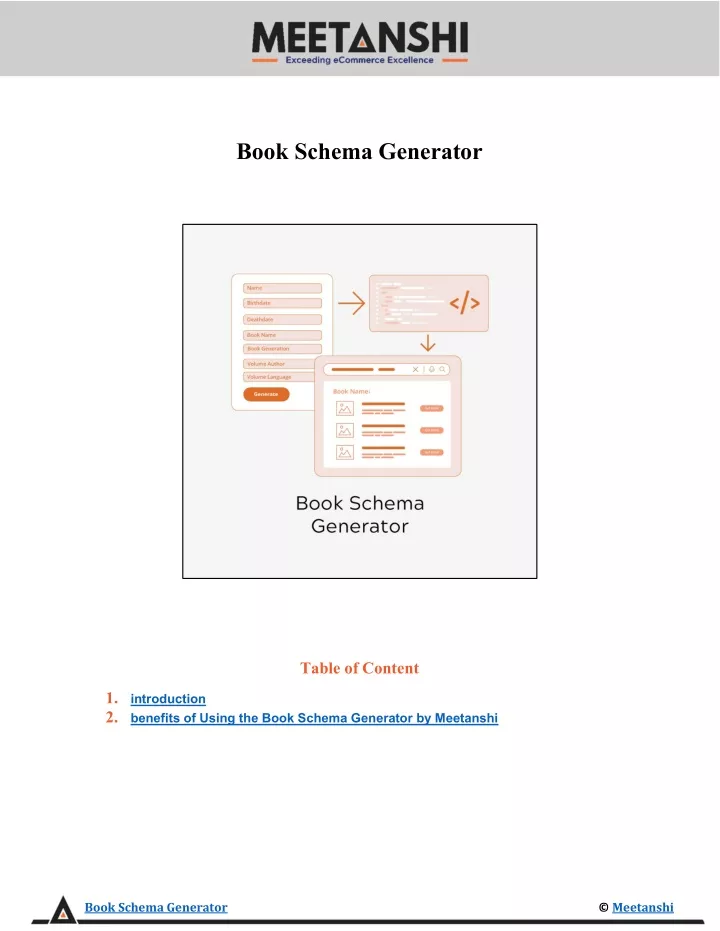 book schema generator