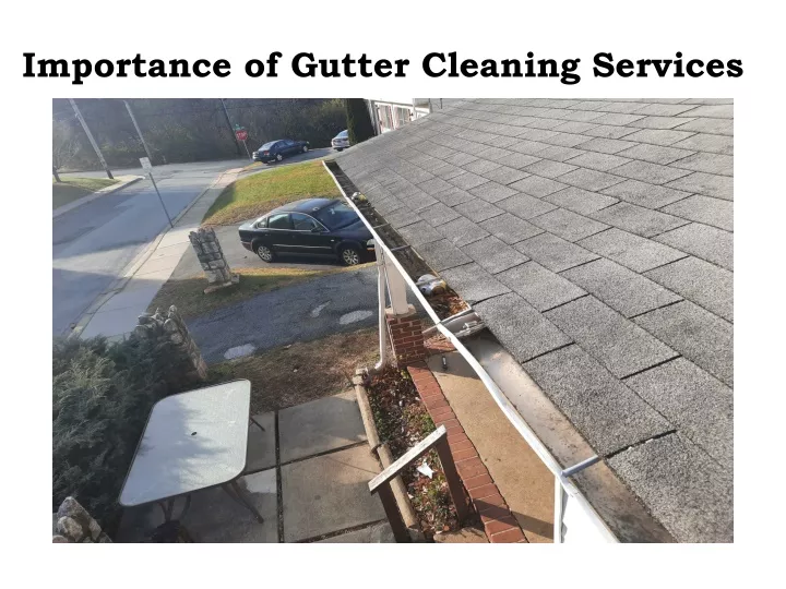 importance of gutter cleaning services