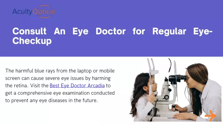 consult an eye doctor for regular eye checkup