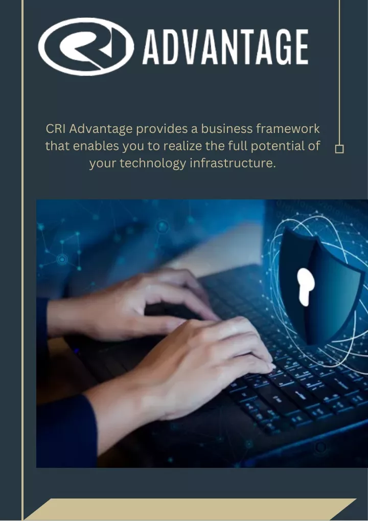 cri advantage provides a business framework that