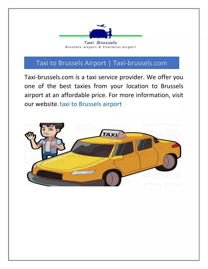 taxi to brussels airport taxi brussels com taxi