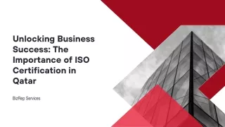 Unlocking Business Success The Importance of ISO Certification in Qatar