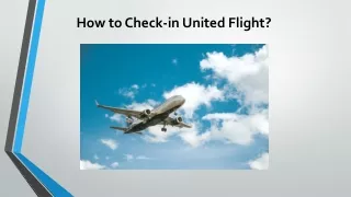 How to Check-in United Flight