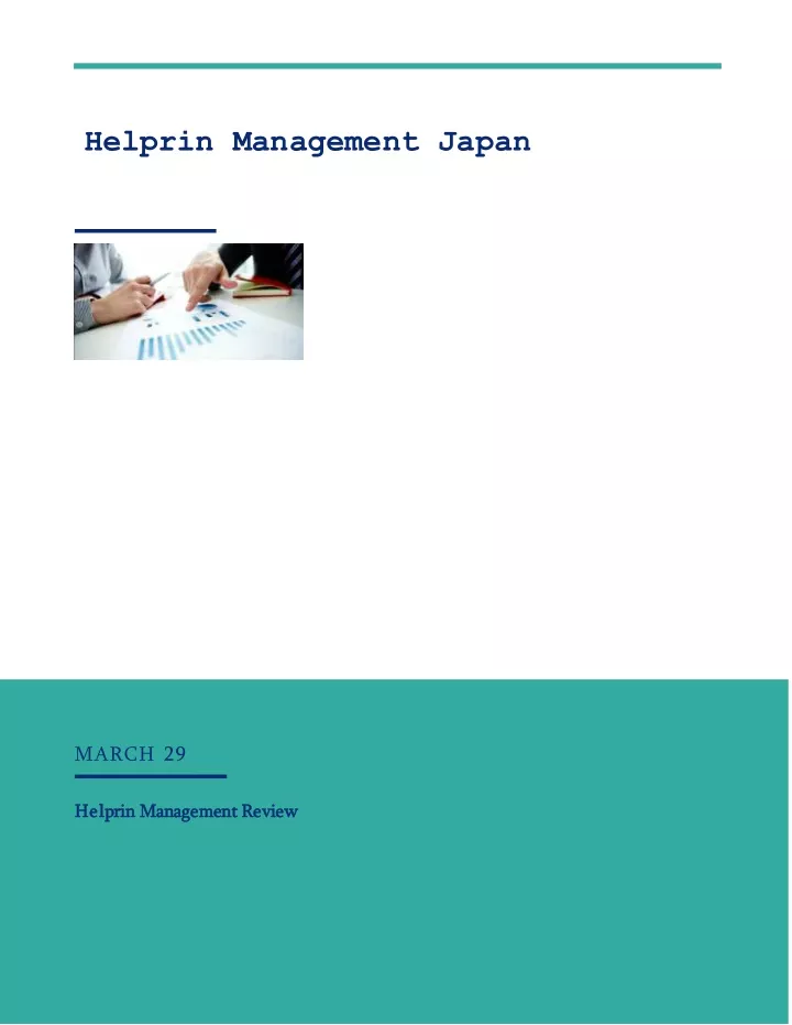 helprin management japan