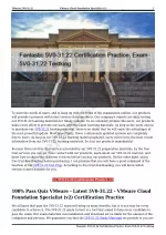 Fantastic 5V0-31.22 Certification Practice, Exam 5V0-31.22 Testking - slide 1