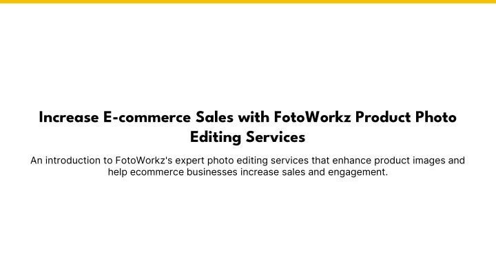 increase e commerce sales with fotoworkz product