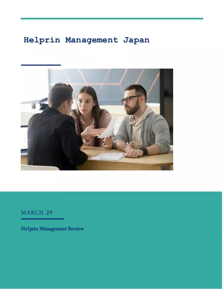 helprin management japan