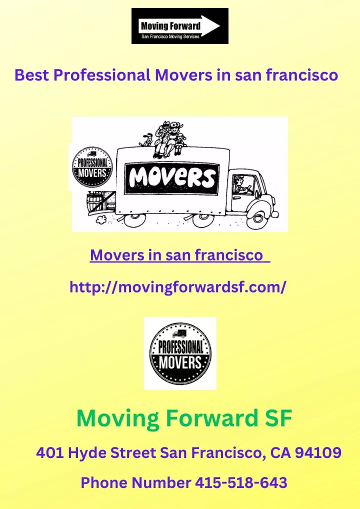 best professional movers in san francisco