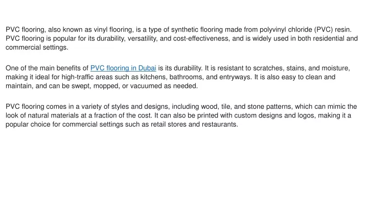 pvc flooring also known as vinyl flooring