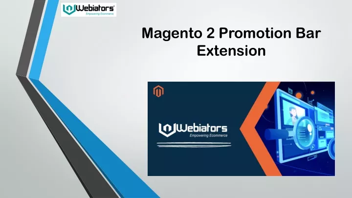 magento 2 promotion bar extension