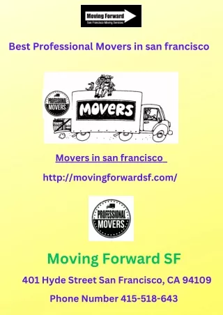 Best Professional Movers in san francisco