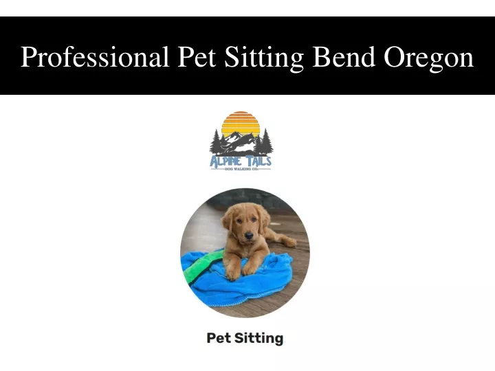 professional pet sitting bend oregon