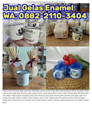 088ᒿ~ᒿll0~౩404 (WA) Souvenir Gelas Enamel Jogja Grosir Gelas Kaleng Jadul