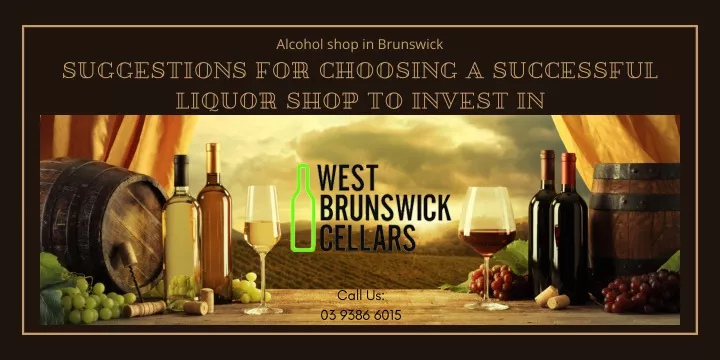 alcohol shop in brunswick