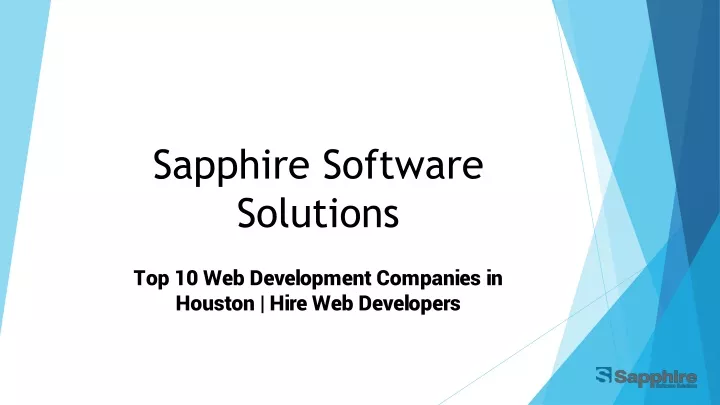 sapphire software solutions