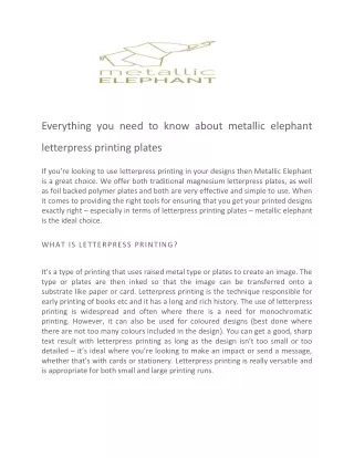 everything you need to know about metallic