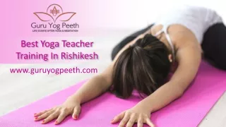 Best Yoga Teacher Training In Rishikesh