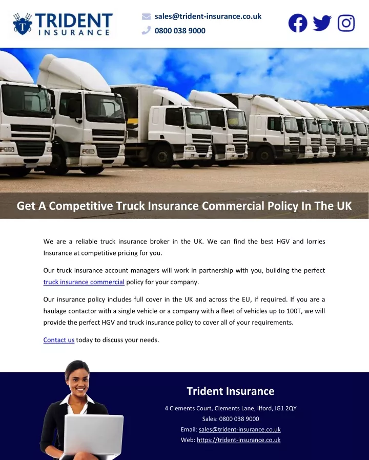 sales@trident insurance co uk