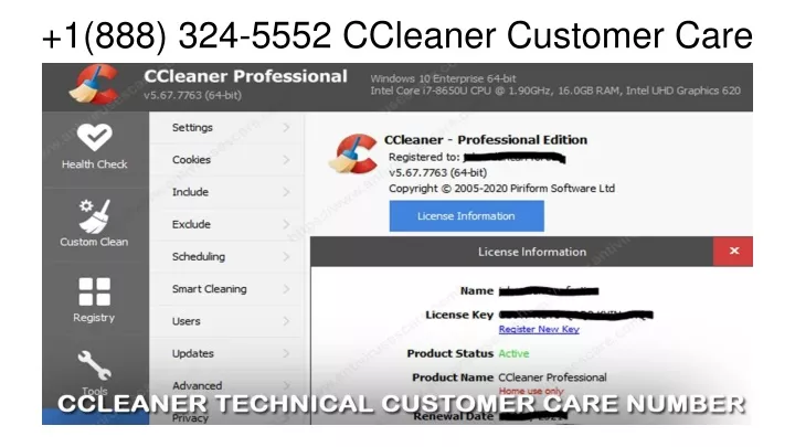 1 888 324 5552 ccleaner customer care
