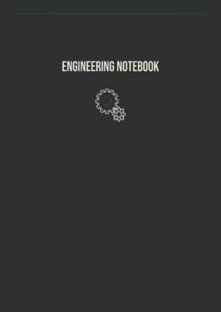 [DOWNLOAD]⚡️PDF✔️ Professional Engineering Notebook: Graph Paper Notebook Quad R
