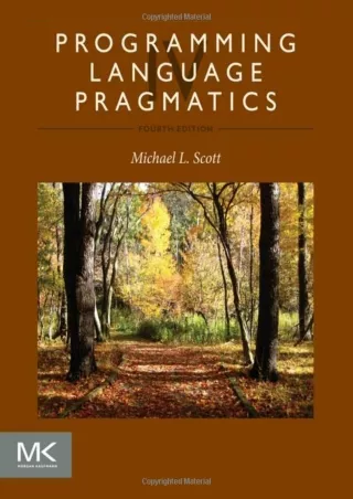 Download⚡️(PDF)❤️ Programming Language Pragmatics